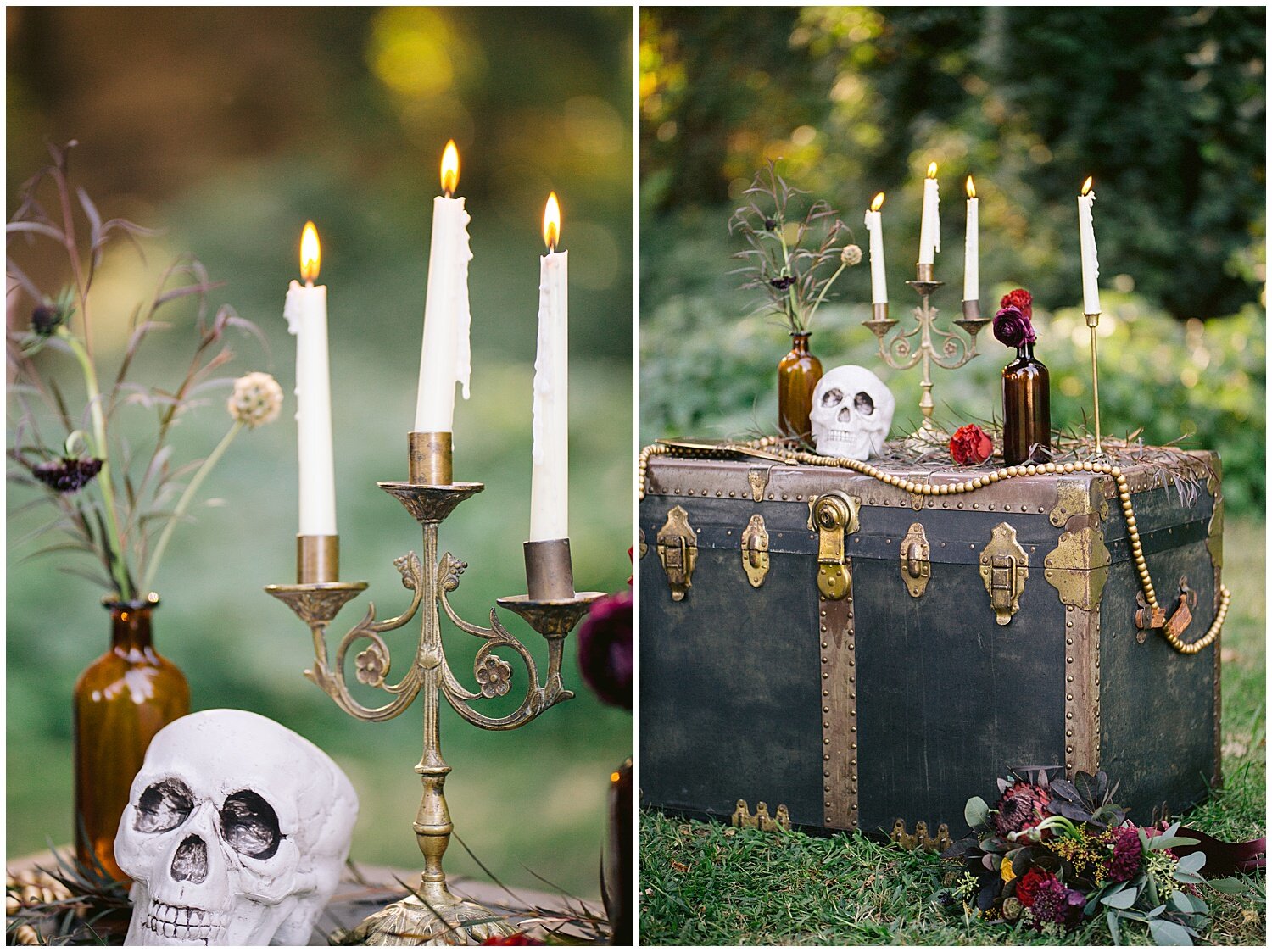 Romantic Halloween Wedding 