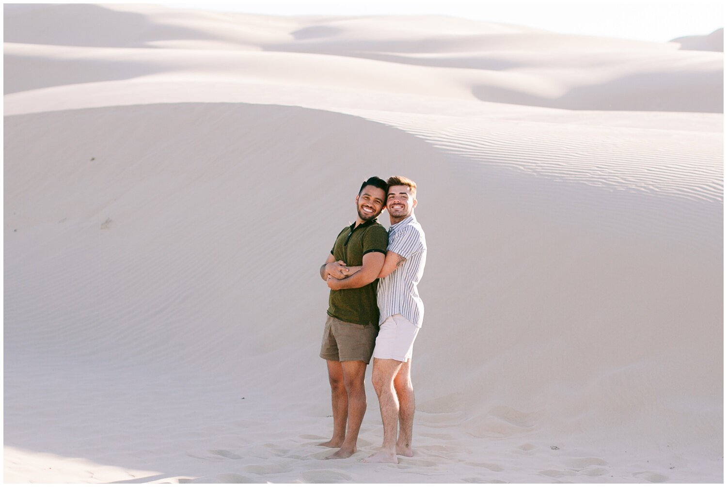 Gay Couple Beach Engagement - GunnShot Photography