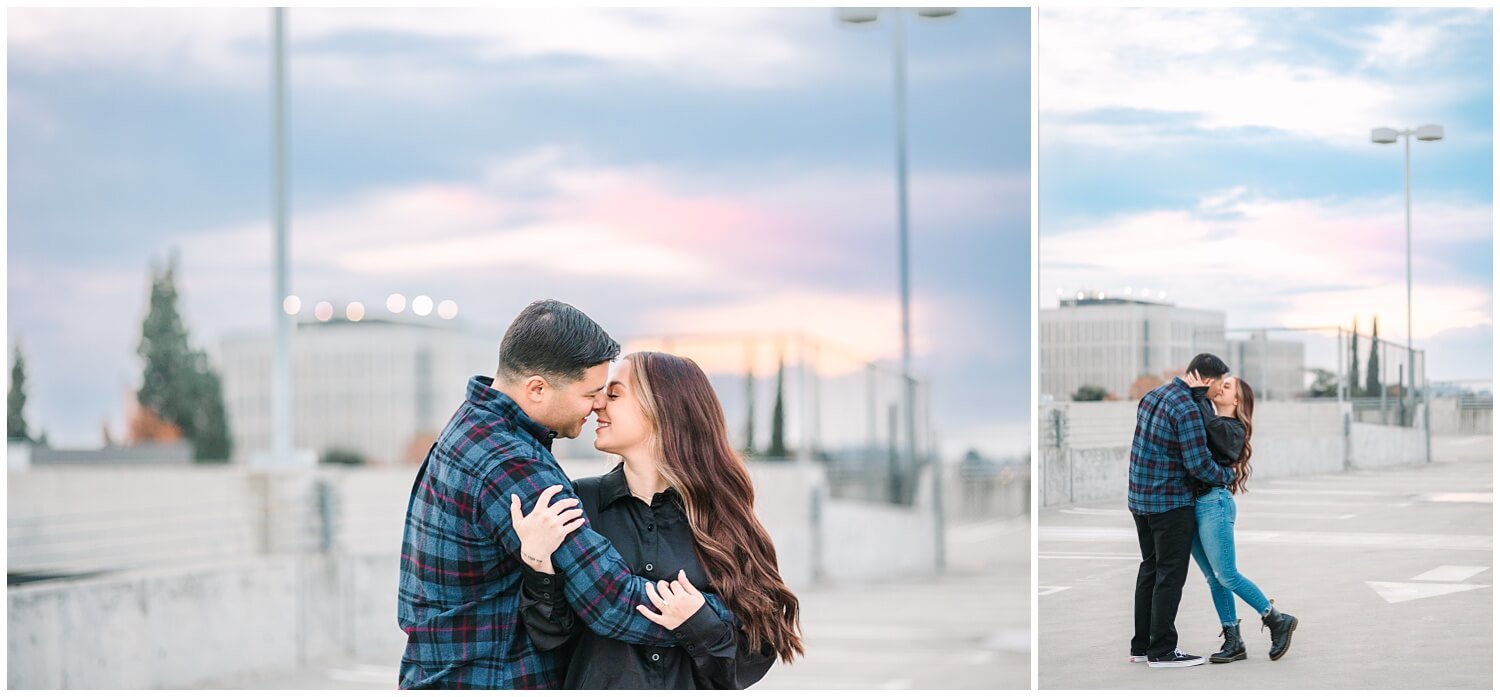 Couple Embracing on rooftop  - image by GunnShot Photography