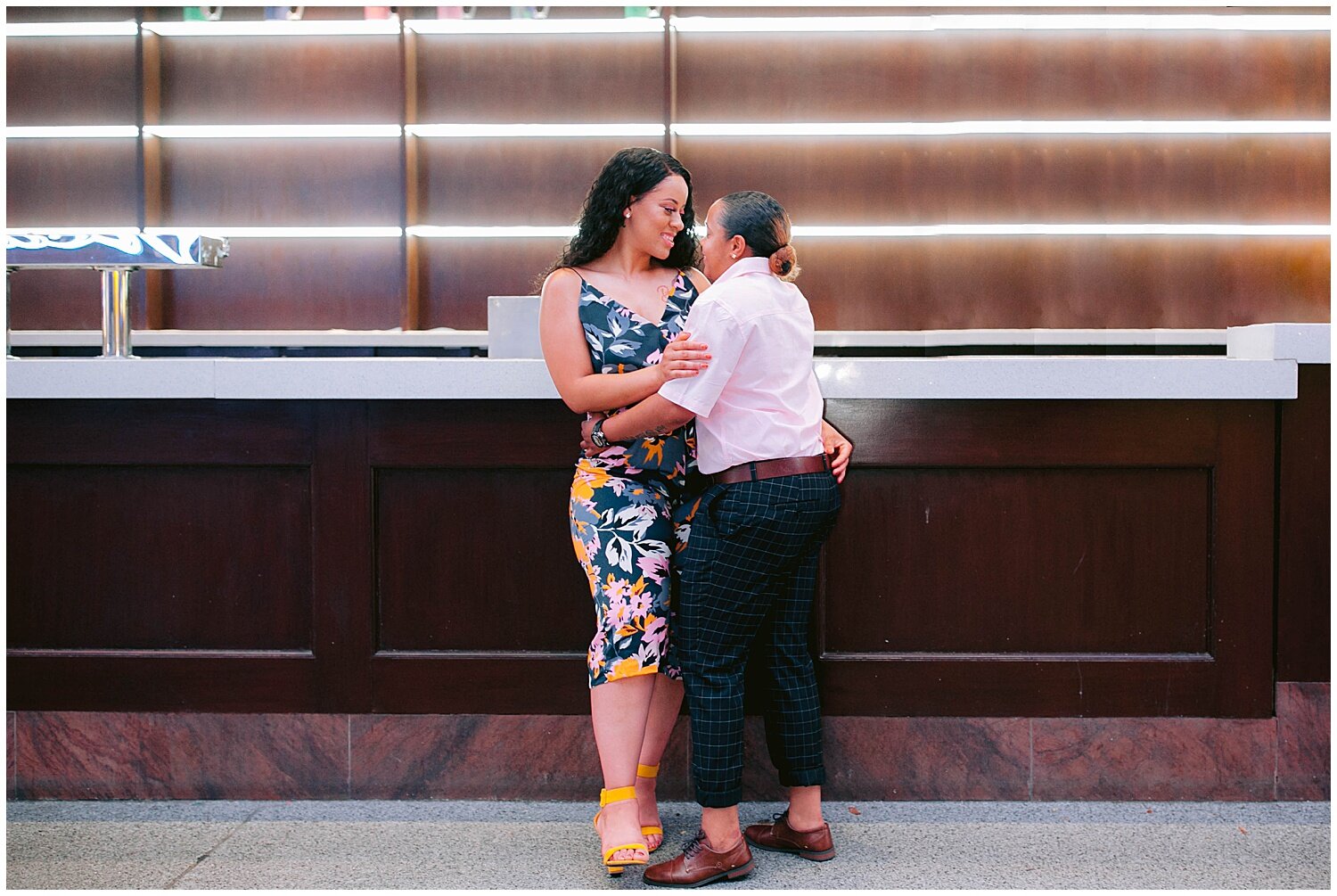  Fremont Street, Las Vegas Engagement Session - Lesbian Engagement  